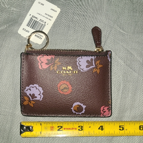 COACH NEW YORK CARD HOLDER NWT BROWN - Picture 4 of 5